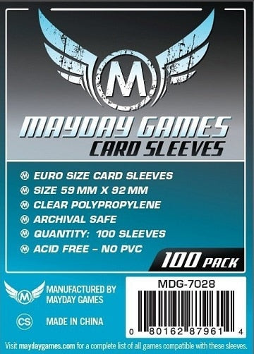 MDG 7028 EURO 59MM X 92MM 100 Mayday Sleeves image 0